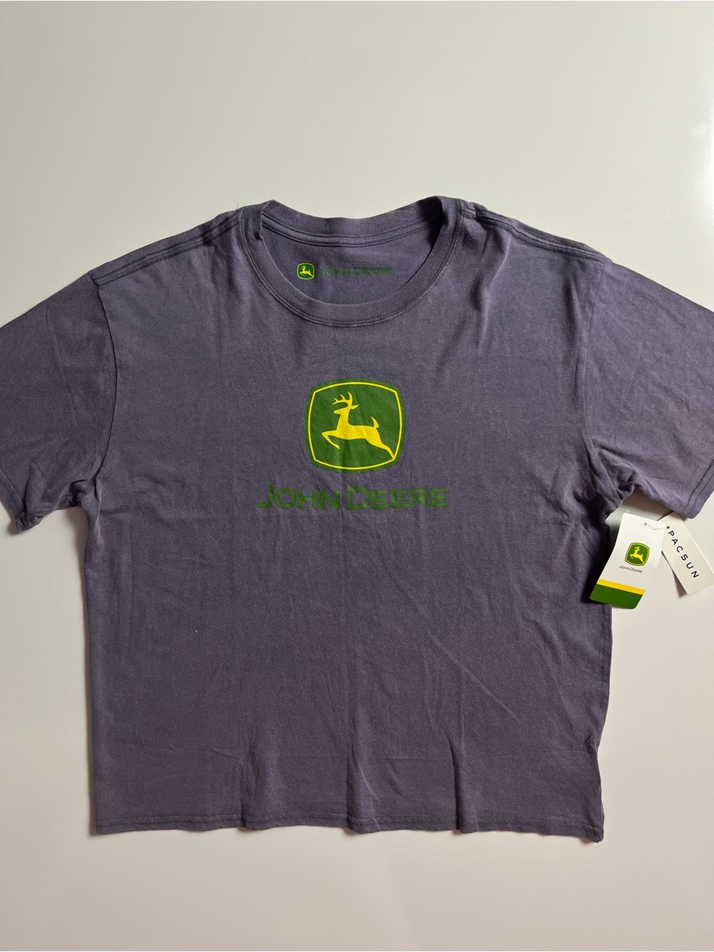 NWT John Deere x Pacsun Oversized Tee, Charcoal, Size L
